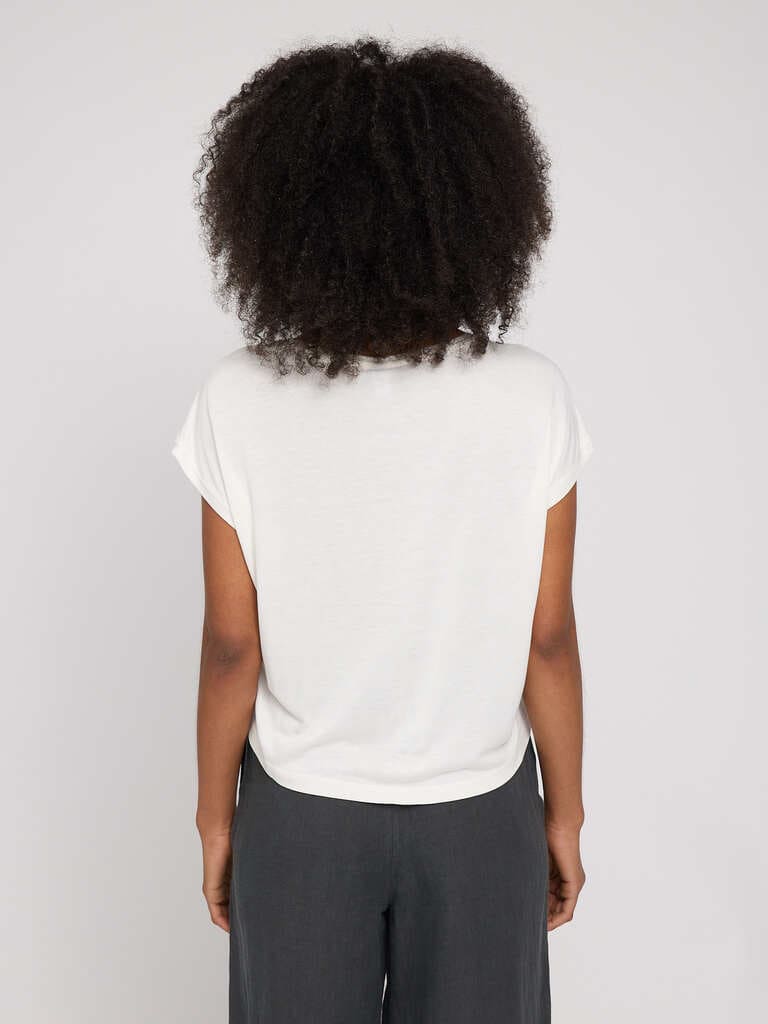 T-Shirt -CROPPED - off white