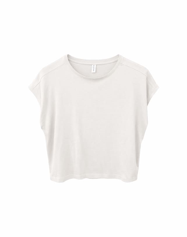 T-Shirt -CROPPED - off white