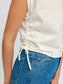 T-Shirt TIE DETAIL -off white