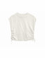 T-Shirt TIE DETAIL -off white