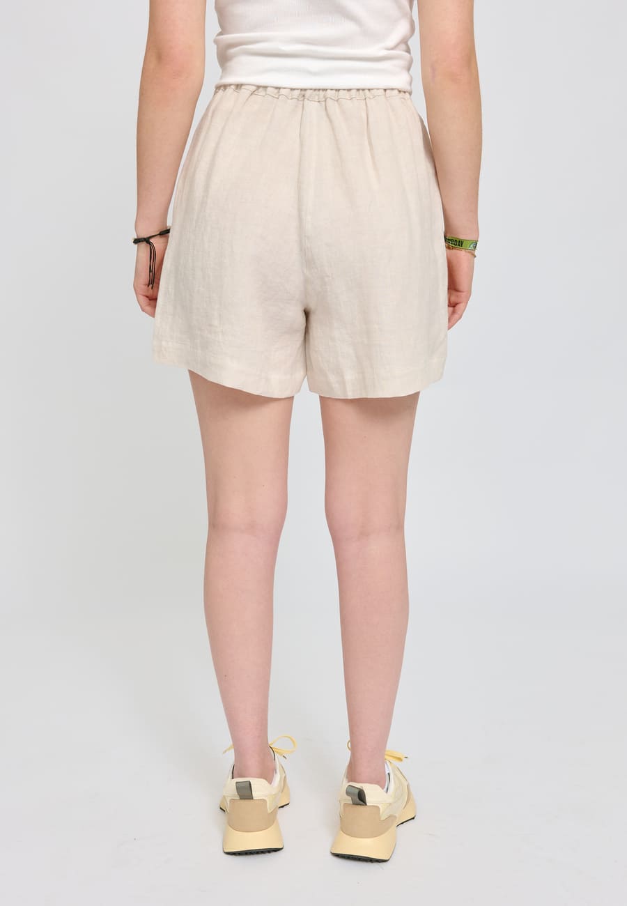 Linen Shorts - moon
