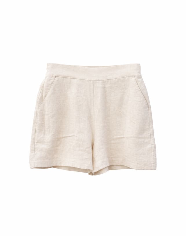 Linen Shorts - moon