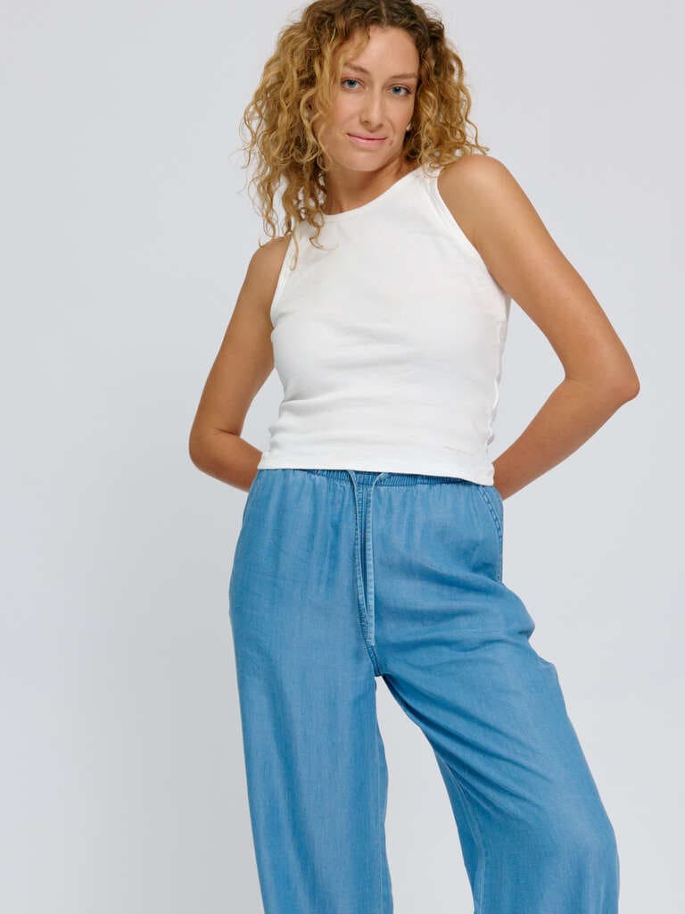 Pants DRAWSTRING- dark blue