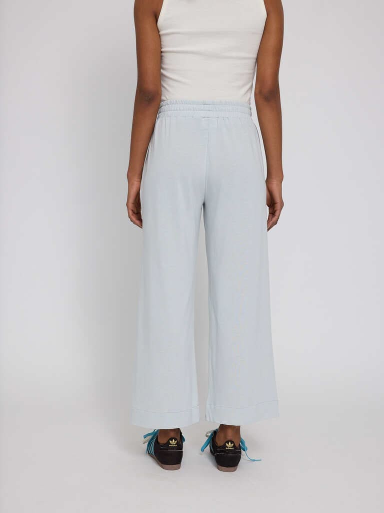 Pants WID LEG - pearl blue