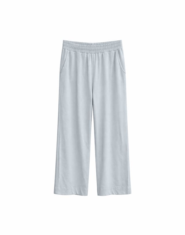 Pants WID LEG - pearl blue