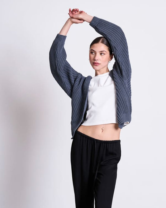 KNIT JACKET LENA turbulence