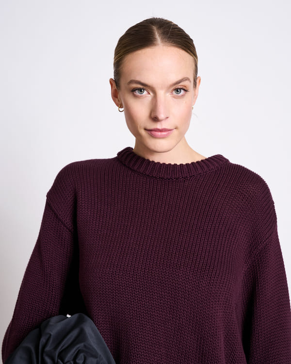 Wide Pants SMILLA - cherry lacquer