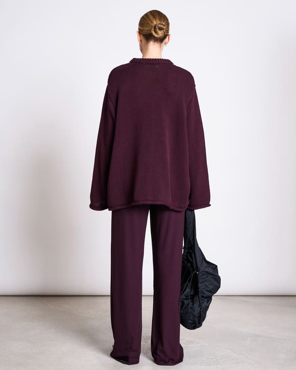 Wide Pants SMILLA - cherry lacquer
