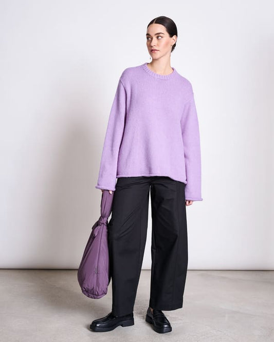 Jumper SONA WOOLY - lavender