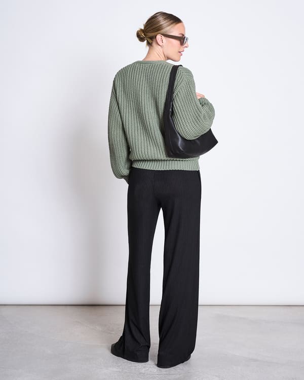 Wide Pants SMILLA - black