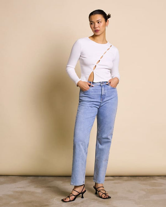 Longsleeve DIVI - white
