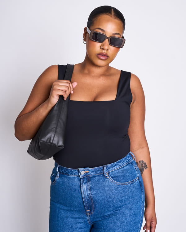 Top MERIDA - black