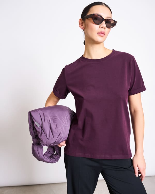 T-Shirt BOY - cherry lacquer