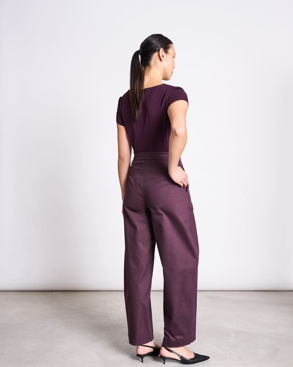 Pants YAURI- cherry laquer