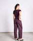 Pants YAURI- cherry laquer