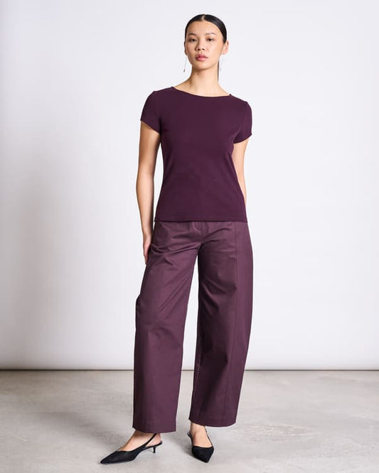 Pants YAURI- cherry laquer