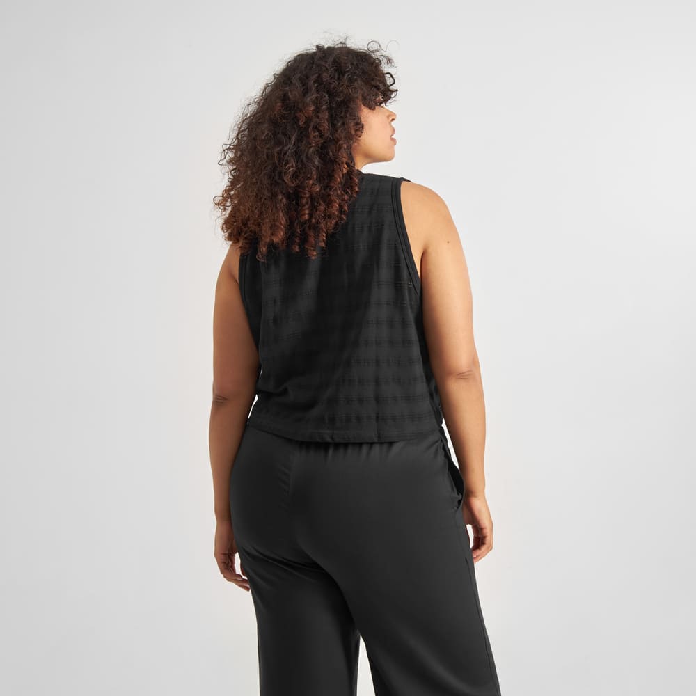 Top NAMSOS LACE-black - XS