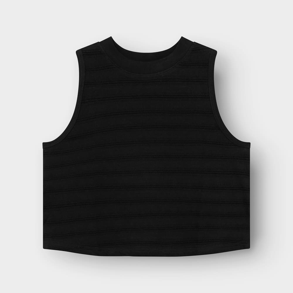 Top NAMSOS LACE-black - XS