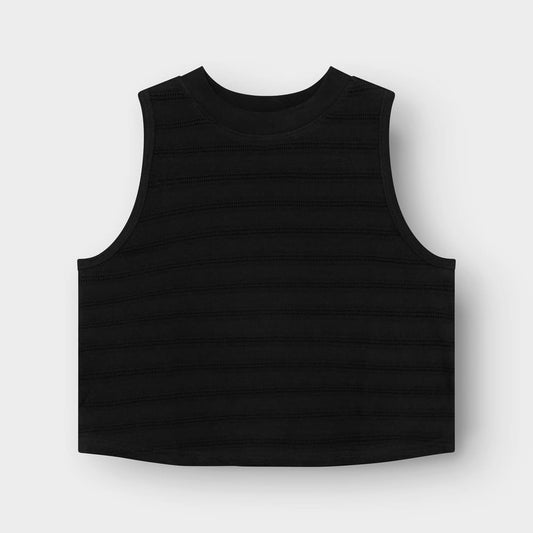 Top NAMSOS LACE-black - XS