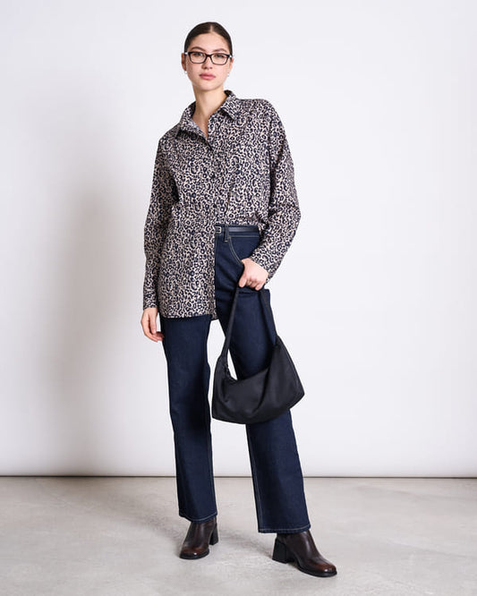 Blouse MAMRO -leo print
