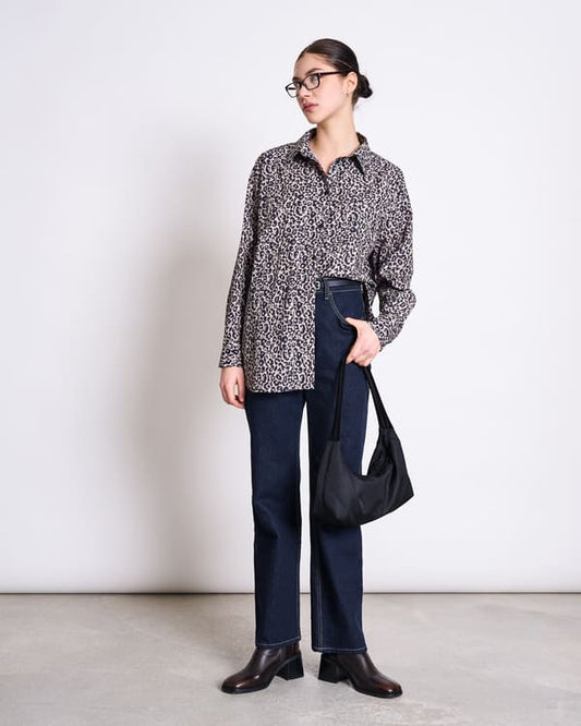 Blouse MAMRO -leo print