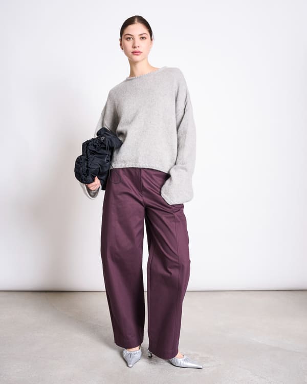 Pants YAURI- cherry laquer