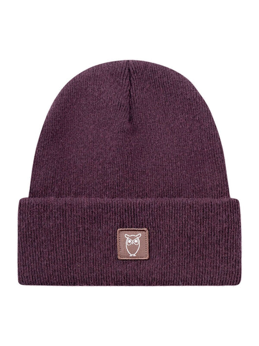 Beanie WOOL - deep mahogany 