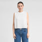 Top NAMSOS LACE - white