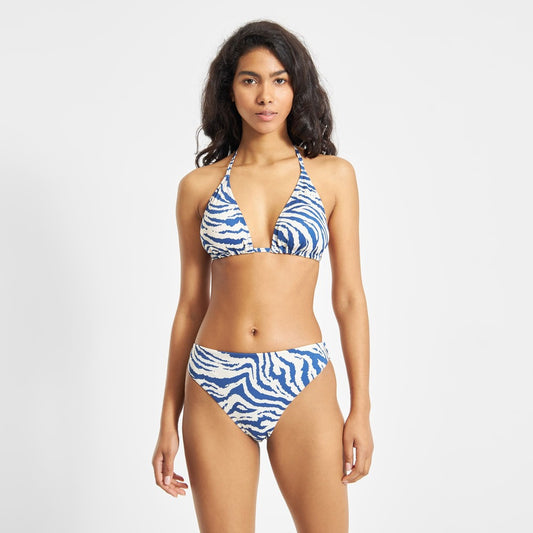 Bikini Bottom SANDA - zebra blue