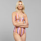 Bikini Pants SLITE - multi stripe