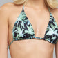 Bikini Top SANDNESS - palmtrees black