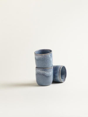 Becher - graublau