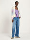 Chunky Strickjacke - multicolor stripe