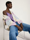 Chunky Strickjacke - multicolor stripe