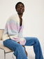 Chunky Strickjacke - multicolor stripe