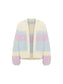 Chunky Strickjacke - multicolor stripe