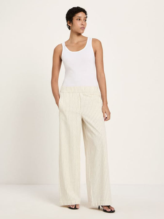 Streifenhose- white/black