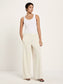 Streifenhose- white/black