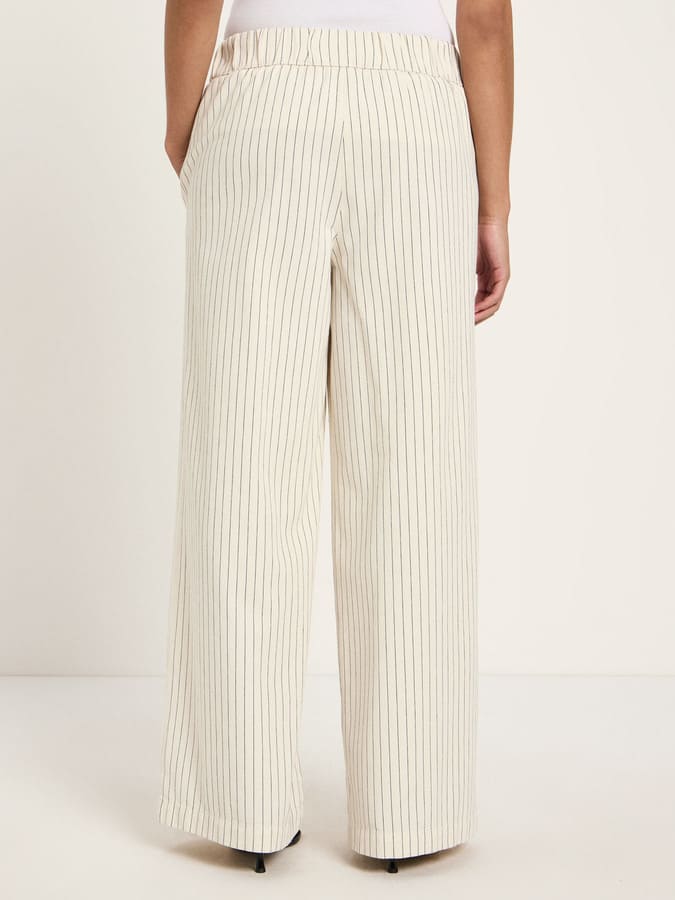 Streifenhose- white/black
