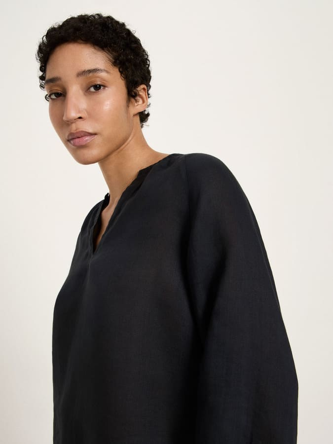 3/4 Arm Bluse - onyx