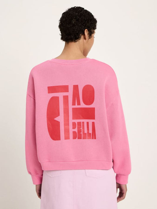 Statement Sweatshirt - orchid