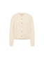Boxy Strickjacke - off white