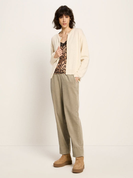 Boxy Strickjacke - off white