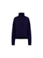 Oversized Pullover - purple blue melange