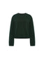 Cropped Pullover- forest melange