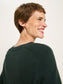 Cropped Pullover- forest melange