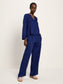 Bluse - purple blue