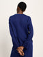Bluse - purple blue