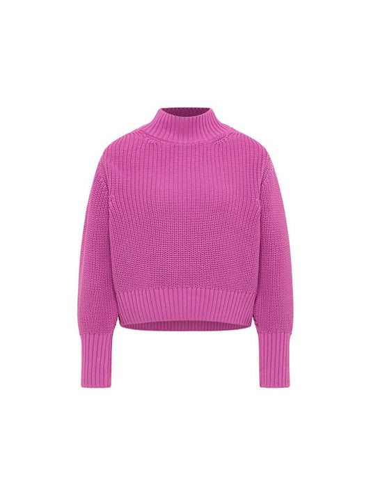 Grobstrickpullover- pink