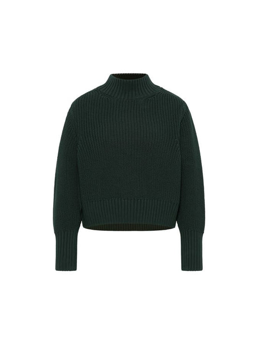 Grobstrickpullover- forest